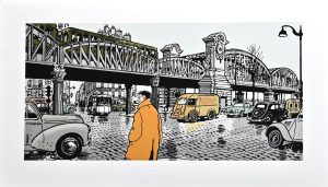 Tardi "Nestor Burma, 18th Arrondissement" Luxury print