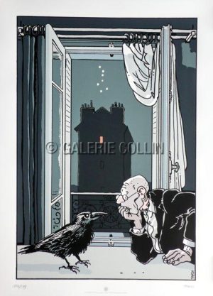 TARDI  SILK-SCREEN PRINT - " TARDI THE WINDOW" E.A. SIGNED