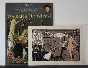 Tardi • "Tous des monstres" Album E.O. 1994 + Ex libris signé N° 262/350