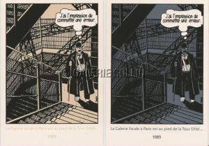 TARDI  Silkscreen Print - "The Demon of the Eiffel Tower"