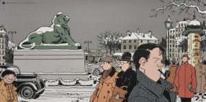Tardi "Nestor Burma 14e arr.  de Paris" Affiche édition d'art