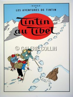 HERGÉ - TINTIN - " TINTIN IN TIBET" SERIGRAPHY