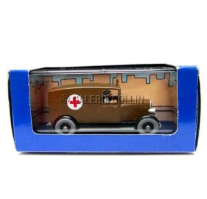 Hergé . En voiture Tintin ! - "L'Ambulance de Chicago de Tintin en Amérique"