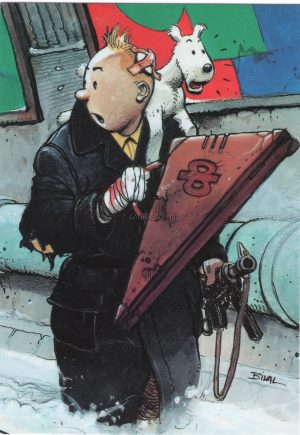 Tintin • "Nous Tintin par Enki Bilal 1989"