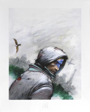 Enki Bilal - Luxury print "Bug I" limited, numbered