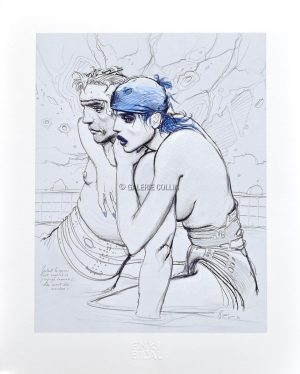 Enki Bilal • Tirage de luxe "Calque III"  limité, numéroté