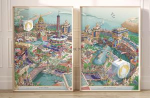 UGO GATTONI - Diptyque "jeux olympique paralympiques"