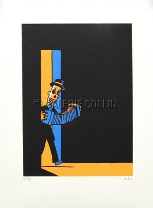 ULFK . Sérigraphie "Le Tango de la Mort"