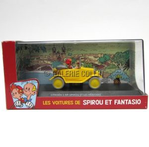 FRANQUIN . Les Voitures de Spirou et Fantasio - "Citroën 5HP citron. Spirou et les Héritiers"