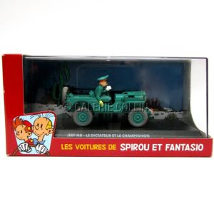 FRANQUIN . Les Voitures de Spirou et Fantasio - "Jeep MB. Le dictateur et le champignon"