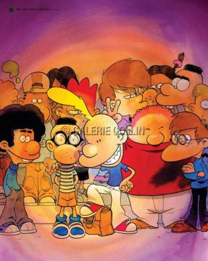 ZEP . TITEUF - Affiche édition d'art "MES CHERS COPAINS"